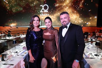 Fátima Bernardes marca presença em luxuosa festa de 20 anos da Ybera no Rio de Janeiro