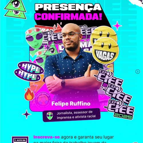 Felipe Ruffino participa da EXPO CIEE 2025 com palestra sobre comunicação e transformação social