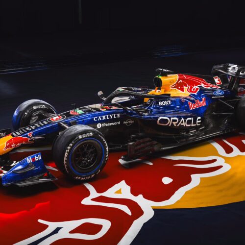 Novo visual da Red Bull para a Fórmula 1 2026 é apresentado em evento nos Estados Unidos