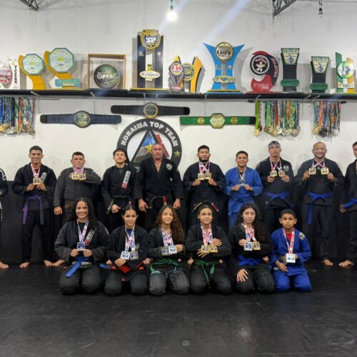 Roraima Top Team conquista 27 medalhas no Campeonato Amazonense de Jiu-Jitsu