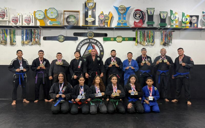Roraima Top Team conquista 27 medalhas no Campeonato Amazonense de Jiu-Jitsu