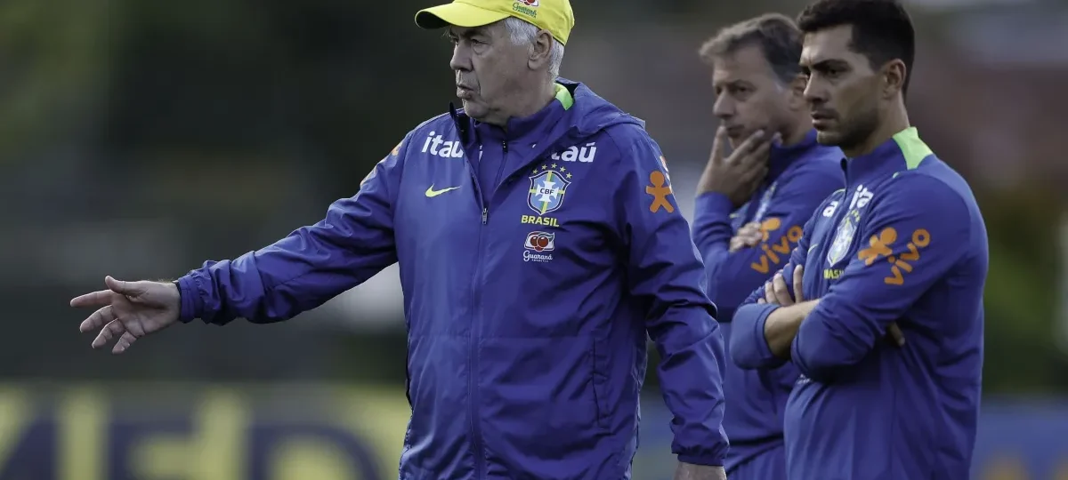 Ancelotti implementa novidades na Seleção Brasileira antes do duelo contra o Egito