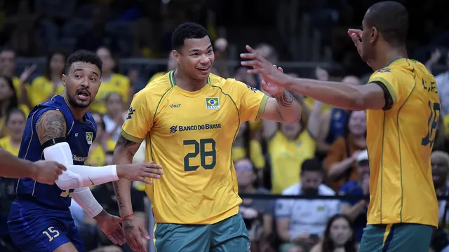 Brasil vence Argentina, conquista Sul-Americano de vôlei e garante vaga em Los Angeles 2028