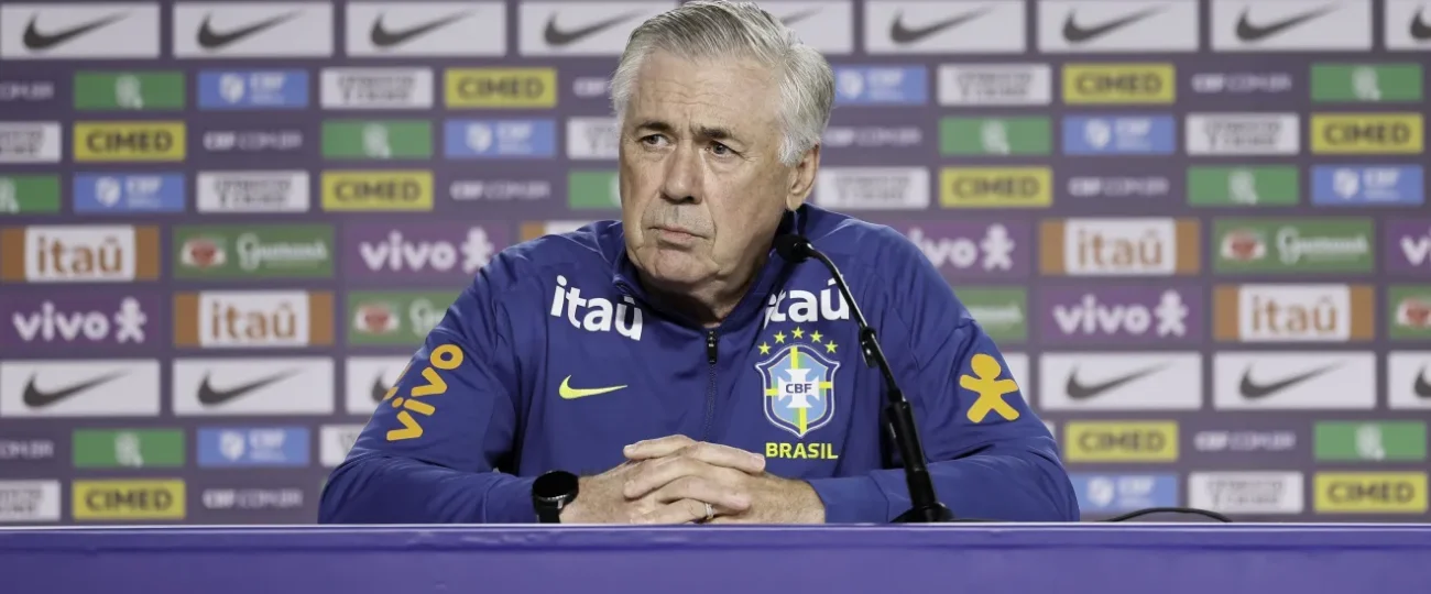 Ancelotti revela convocação final da Seleção Brasileira para 29 de outubro