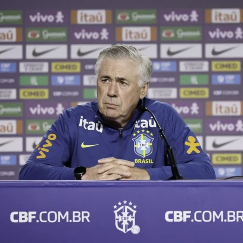 Ancelotti revela convocação final da Seleção Brasileira para 29 de outubro