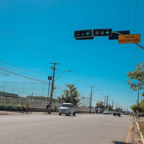 Faixa reversível na avenida Calama melhora o tráfego em Porto Velho
